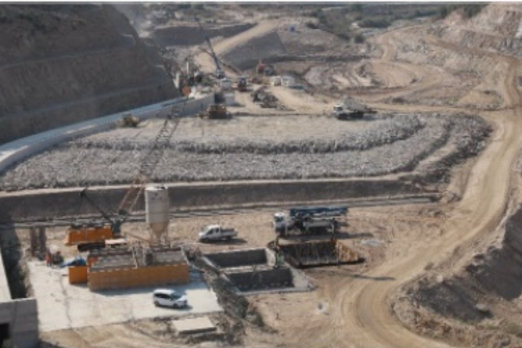 Construction of Aydın-Saricay Dam is in rapid progress