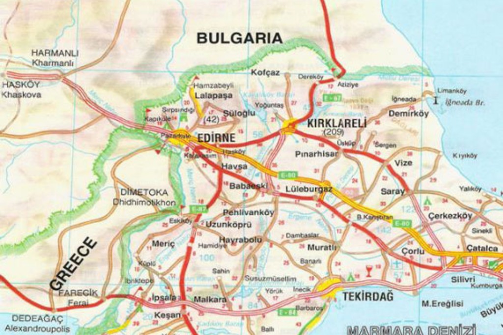 Saray- Kırklareli Highway Survey and Projects