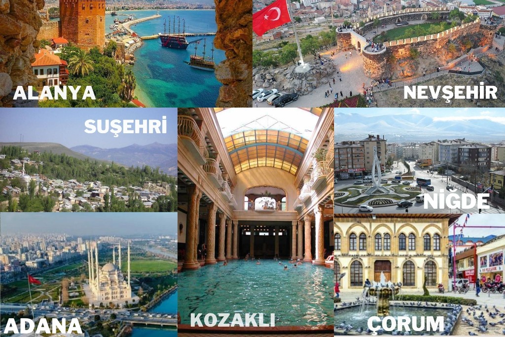 Adana ASKİ ve Niğde, Nevşehir, Alanya, Kozaklı, Suşehri, Alaca ve Kargı Belediyelerinin Fizibilite Çalışmaları Alter tarafından yapılacaktır.